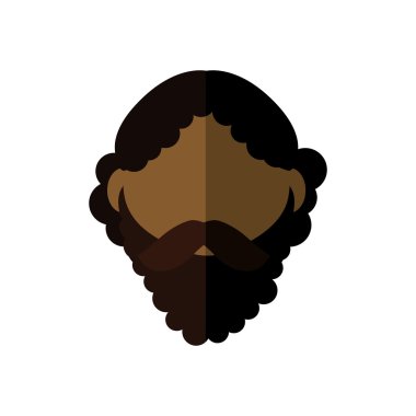 Çizgi film adam simgesi. Kişi tasarım. Vektör grafiği