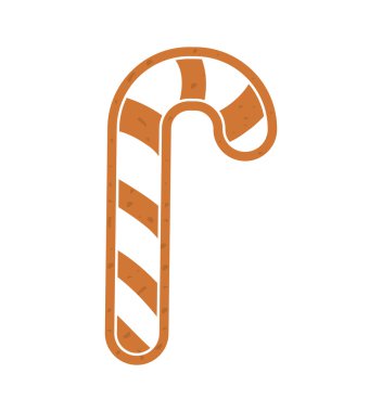 tatlı simgesi. Neşeli Noel tasarım. Vektör grafiği