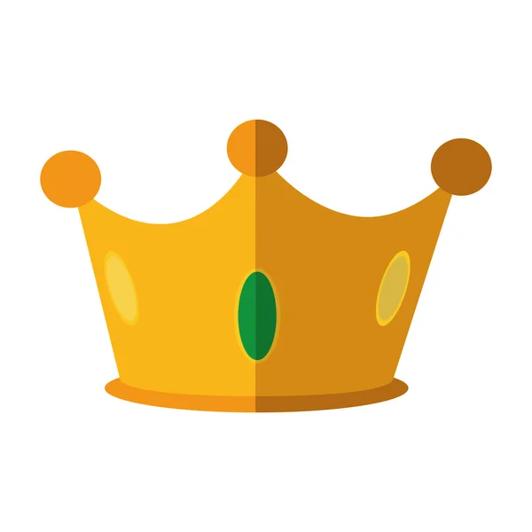 Crown icon. Royalty  design. Vector graphic — Stock Vector