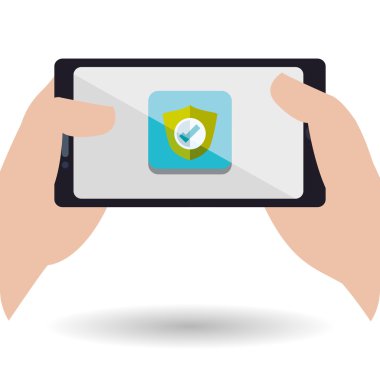 Smartphone tasarım. App simgesi. Beyaz arka plan