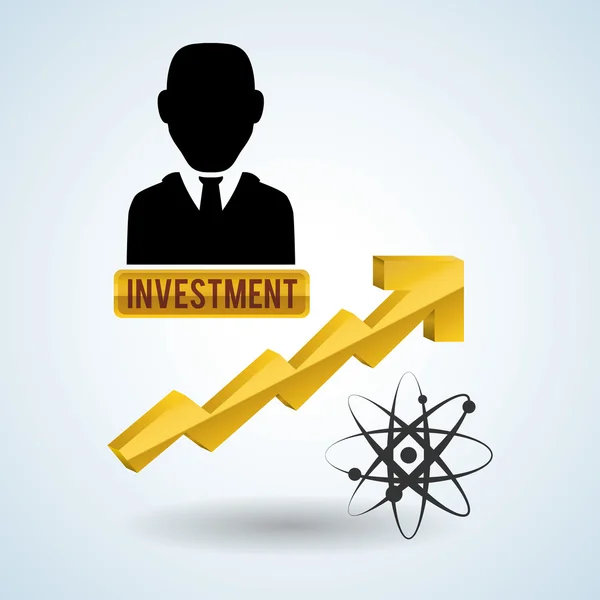 Financiële item ontwerp. zakelijke pictogram. vlakke afbeelding — Stockvector