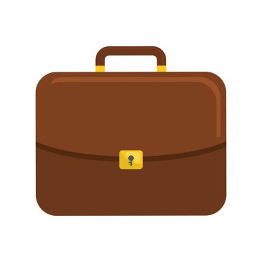 Bavul simgesi. Çanta tasarımı. Vektör grafiği