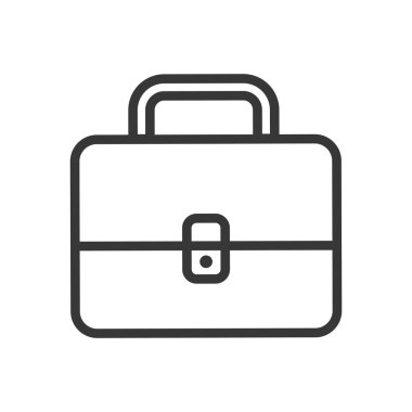 Bavul simgesi. Çanta tasarımı. Vektör grafiği