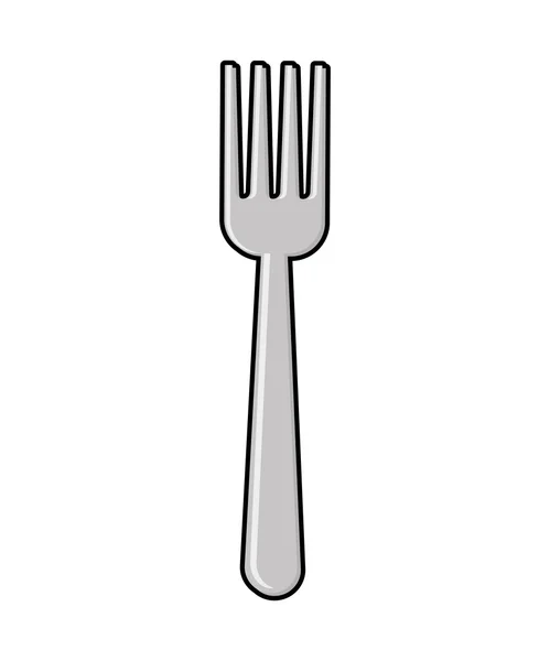 Fork icon. Kitchen and menu design. Vector graphic — Stock Vector