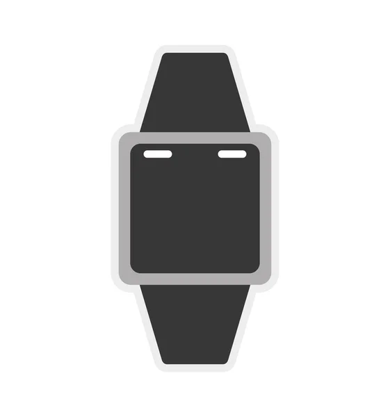 Watch icon. Wearable technology design. Vector graphic — Stock Vector