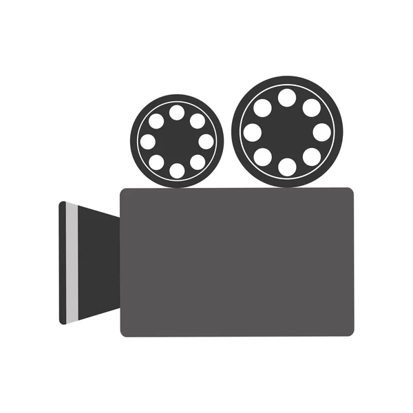 Videocamera pictogram. Ontwerp van de film. Vectorafbeelding — Stockvector