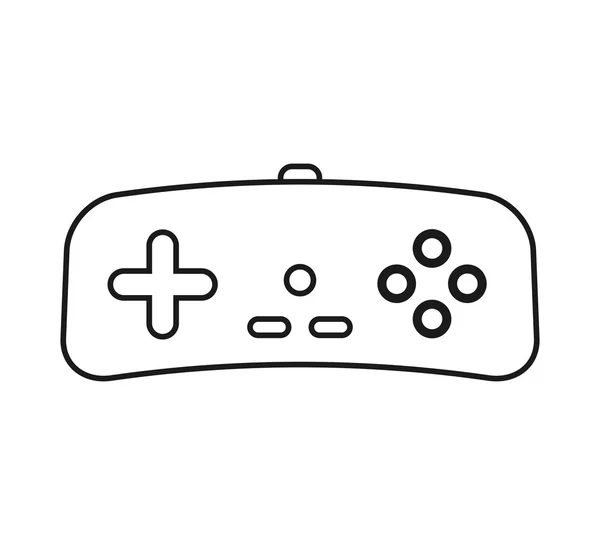 Control icon. Videogame design. Vector graphic — Stock Vector
