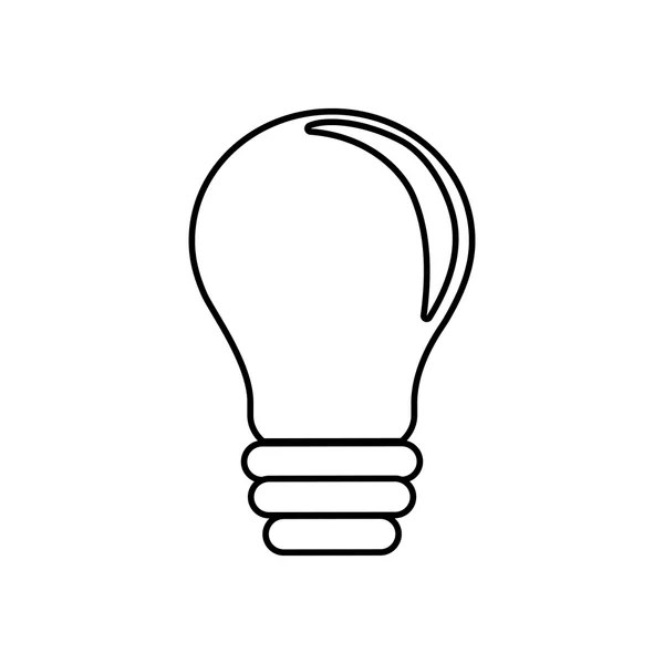 Ícone da lâmpada. Design de energia. gráfico vetorial —  Vetores de Stock