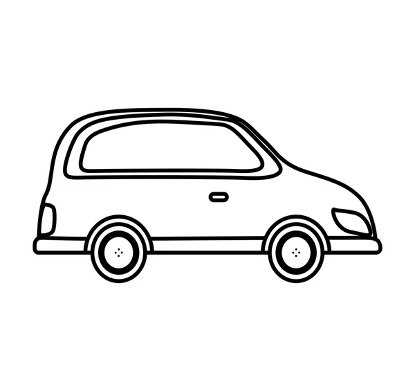 Icono del coche. diseño de transporte. gráfico vectorial — Vector de stock