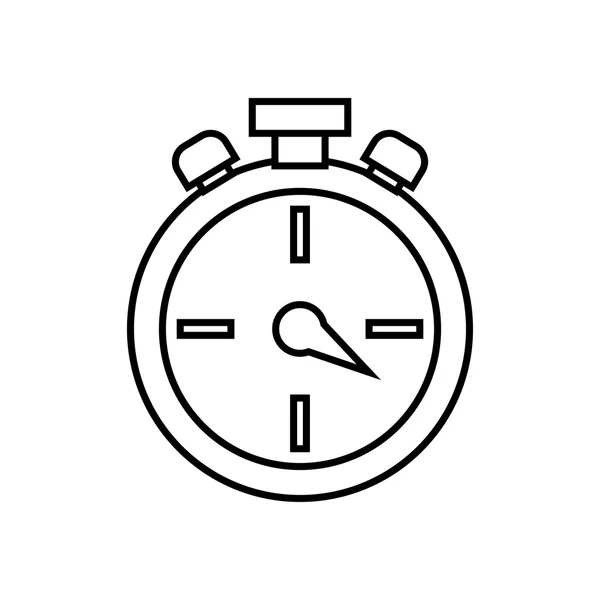 Chronometer-Symbol. Zeitgestaltung. Vektorgrafik — Stockvektor