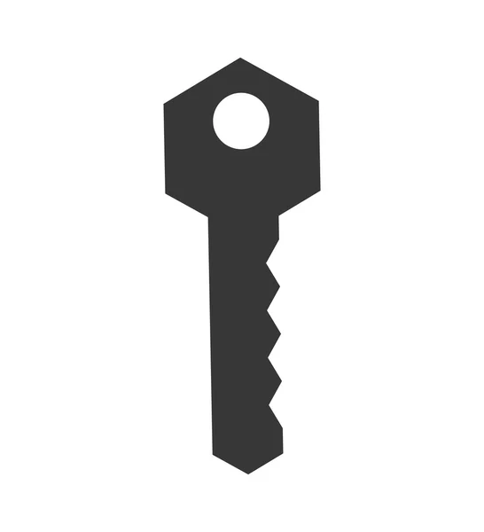 Schlüsselsymbol. Sicherheitsdesign. Vektorgrafik — Stockvektor