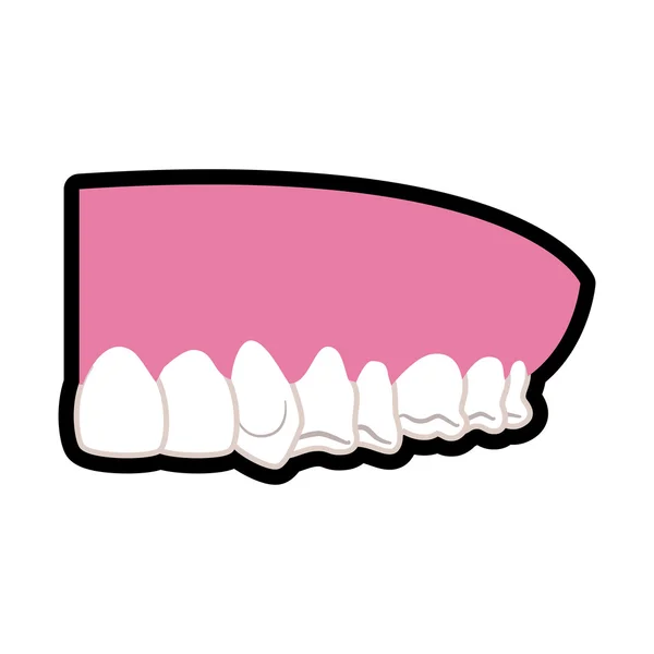 歯と口のアイコン。歯科医療のデザイン。ベクター グラフィック — ストックベクタ