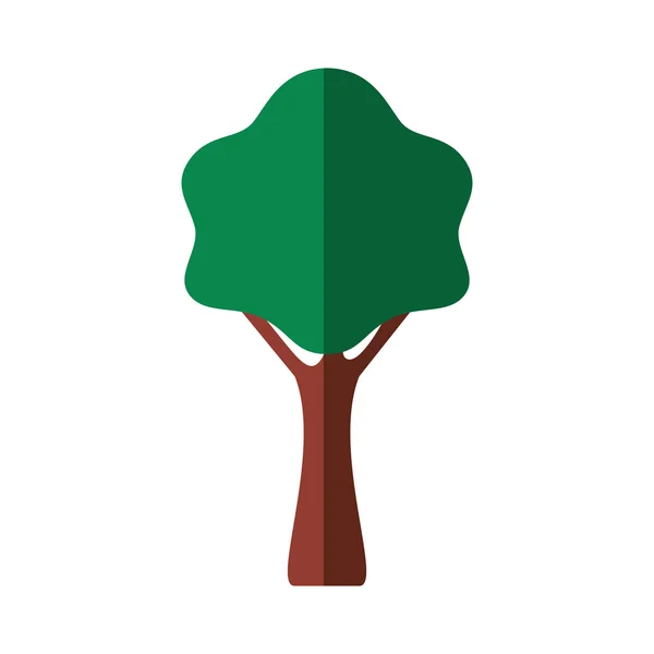 Icona dell'albero. Design della natura. Grafico vettoriale — Vettoriale Stock