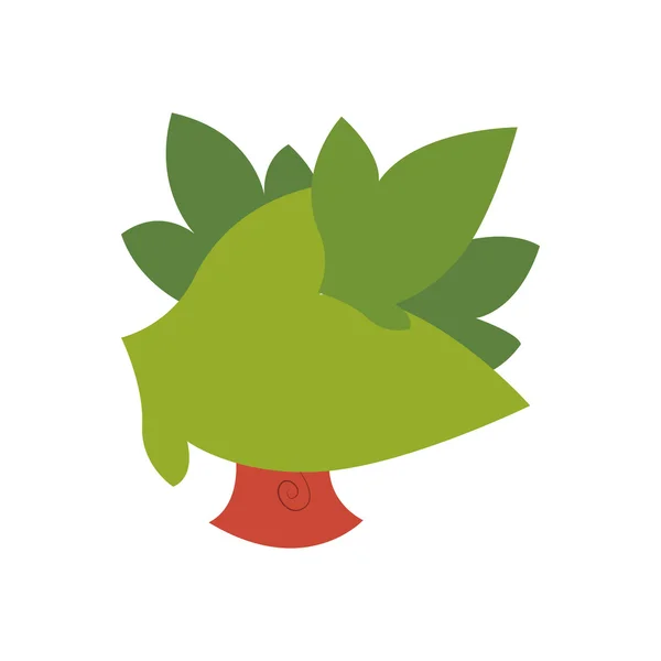 Icono del árbol. Diseño de la naturaleza. Gráfico vectorial — Vector de stock