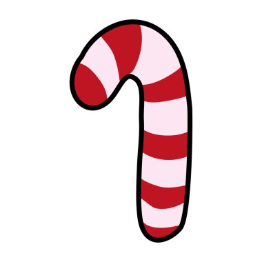 Şeker simgesi. Tatlı tasarım. Vektör grafiği