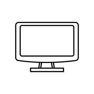 Bilgisayar kutsal kişilerin resmi. Teknoloji ve gadget tasarım. Vektör grafiği