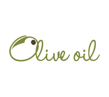 Zeytin meyve ikonu. Organik ve sağlıklı gıda tasarımı. Vektör grafiği