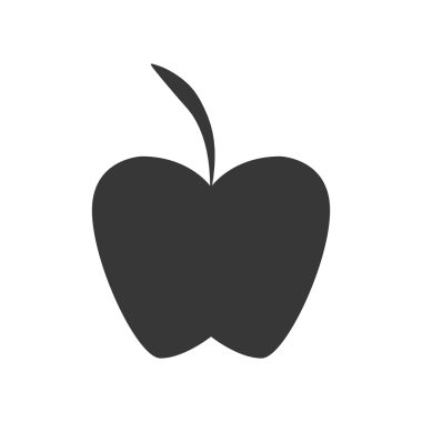elma simgesi. meyve tasarım. Vektör grafiği