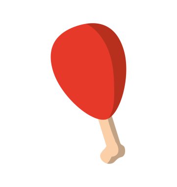 Tavuk simgesi. Sağlıklı ve Organik gıda. Vektör grafiği