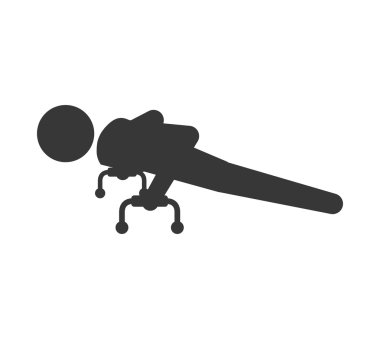 Pictogram itme simgesi yapıyor. Sağlıklı yaşam tarzı tasarımı. Vektör g