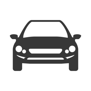 Araba simgesi. Nakliye makinesi tasarımı. Vektör grafiği
