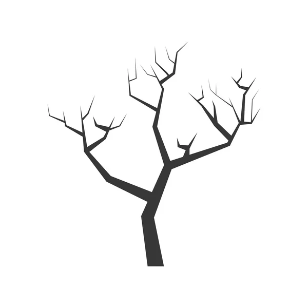 Dry Tree icon. Nature design. Vector graphic — Stock Vector