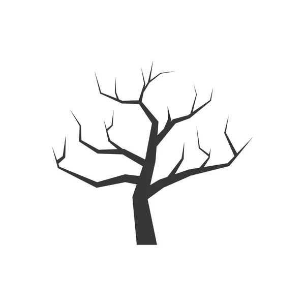 Trockenbaumsymbol. Natur-Design. Vektorgrafik — Stockvektor