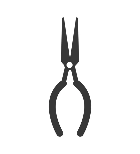 Pliers tool icon. Construction and repair design. Vector graphic — Stock Vector