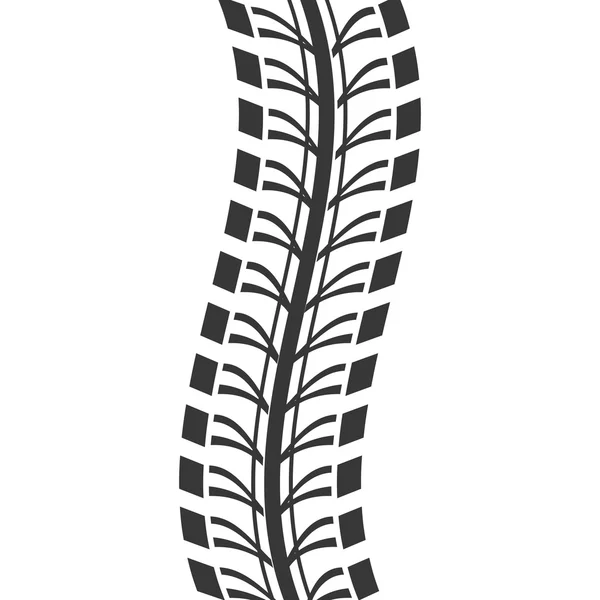 Ícone de impressão da roda. Desenho de pneus. Gráfico vetorial — Vetor de Stock