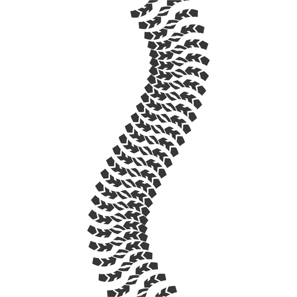 Icono de huella de rueda. Diseño de neumáticos. Gráfico vectorial — Vector de stock