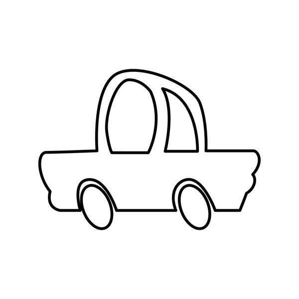 Icône de voiture. conception de transport. graphique vectoriel — Image vectorielle