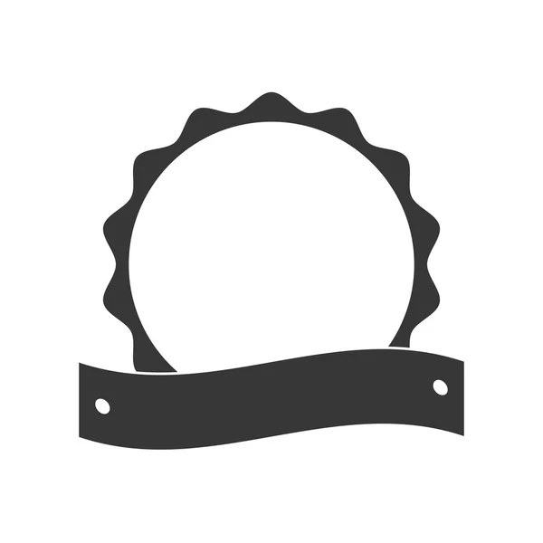Selo carimbo com ícone de fita. Etiqueta e design de banner. Vector gra — Vetor de Stock