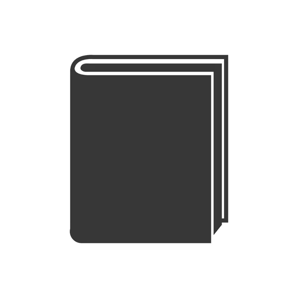 Icono del libro. Diseño de lectura y aprendizaje. Gráfico vectorial — Vector de stock