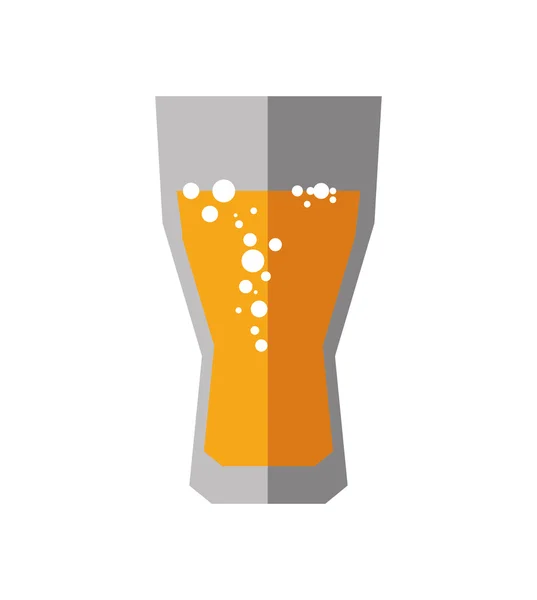 Icona di vetro. Soda e drink design. Grafico vettoriale — Vettoriale Stock