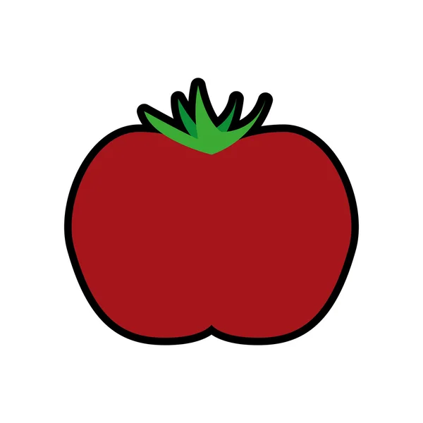 Икона помидоров. Здоровое и органическое питание. Векторная графика — стоковый вектор