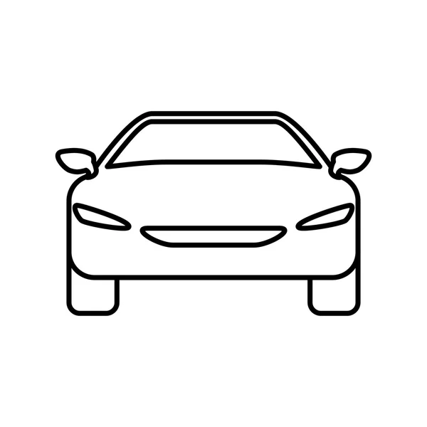 Icono del coche. Diseño de la máquina de transporte. Gráfico vectorial — Vector de stock