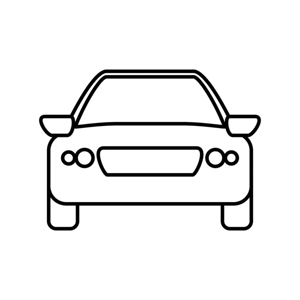 Icono del coche. Diseño de la máquina de transporte. Gráfico vectorial — Vector de stock