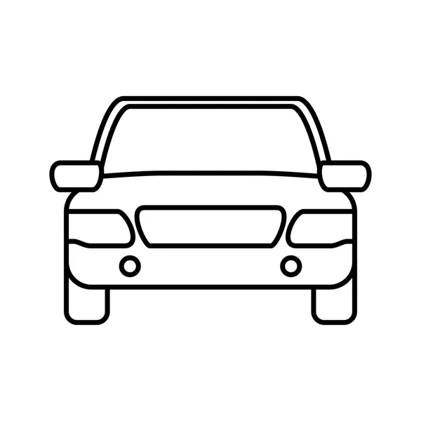 Icono del coche. Diseño de la máquina de transporte. Gráfico vectorial — Vector de stock