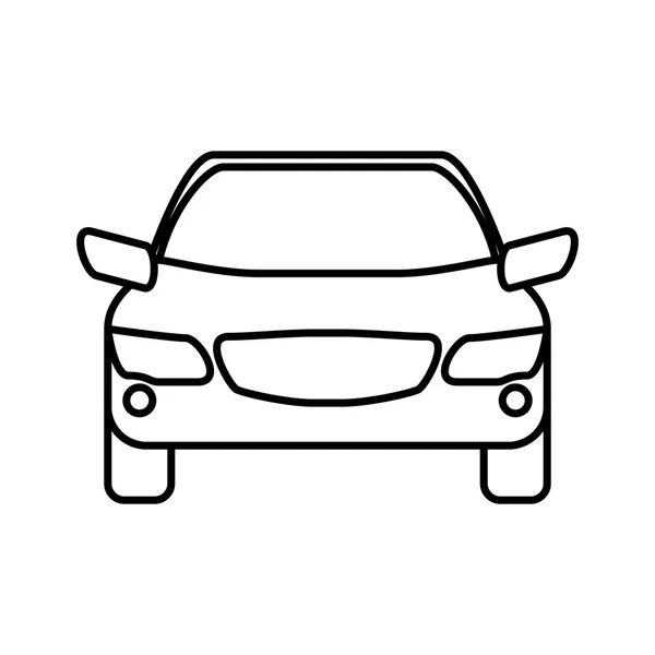 Icono del coche. Diseño de la máquina de transporte. Gráfico vectorial — Vector de stock