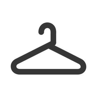 kanca simgesi. Askı nesne tasarımı. Vektör grafiği