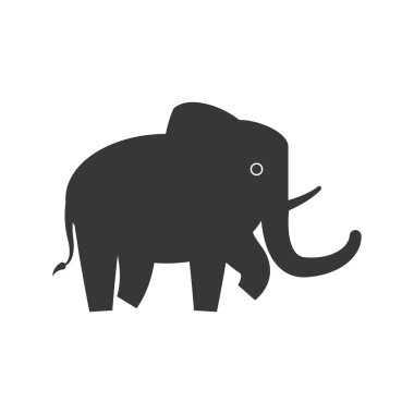 fil kutsal kişilerin resmi. Hayvan tasarımı. Vektör grafiği