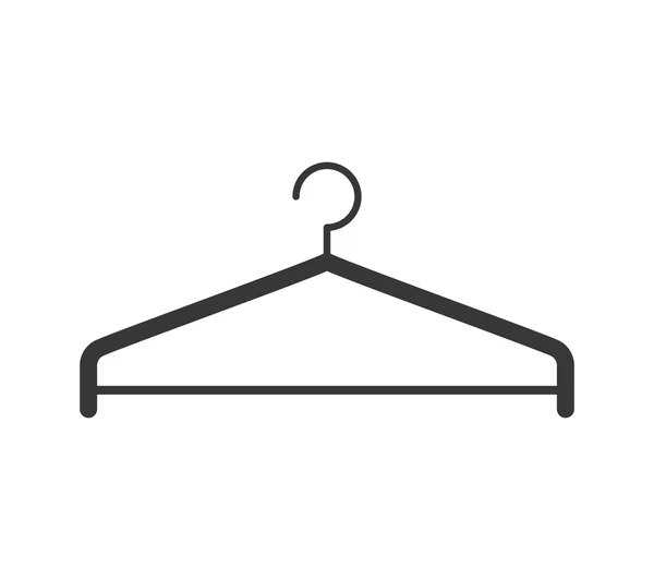 Haken-Symbol. Kleiderbügel Objektdesign. Vektorgrafik — Stockvektor