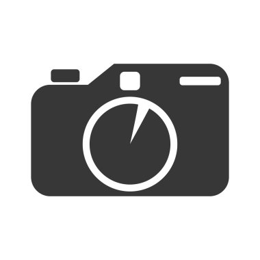 Kamera simgesi. Gadget tasarım. Vektör grafiği
