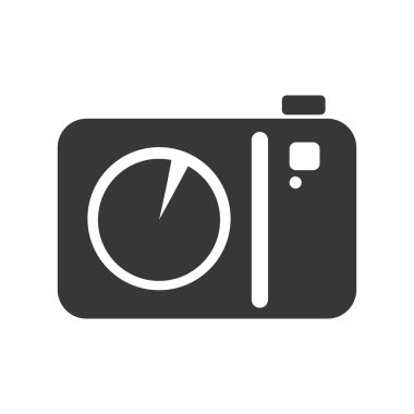Kamera simgesi. Gadget tasarım. Vektör grafiği