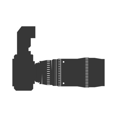 Kamera simgesi. Gadget tasarım. Vektör grafiği