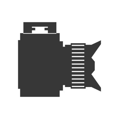 Kamera simgesi. Gadget tasarım. Vektör grafiği