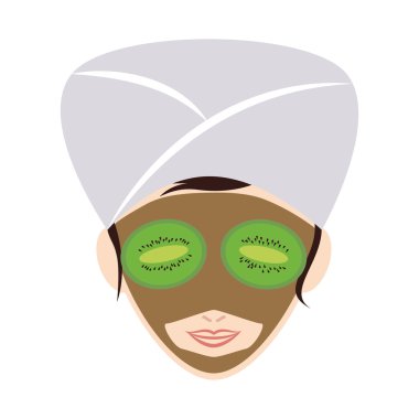 Woman cartoon icon. Spa center design. Vector graphic