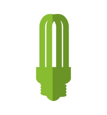 Ampul simgesi. Enerji tasarım. vektör grafiği
