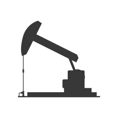 Petrol pompa simgesi. Petrol sanayi kavramı. Vektör grafiği