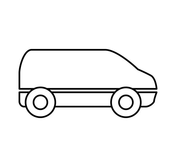 Auto-Ikone Transportdesign. Vektorgrafik — Stockvektor